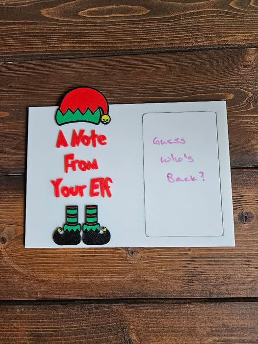 Elf on the Shelf Message Board