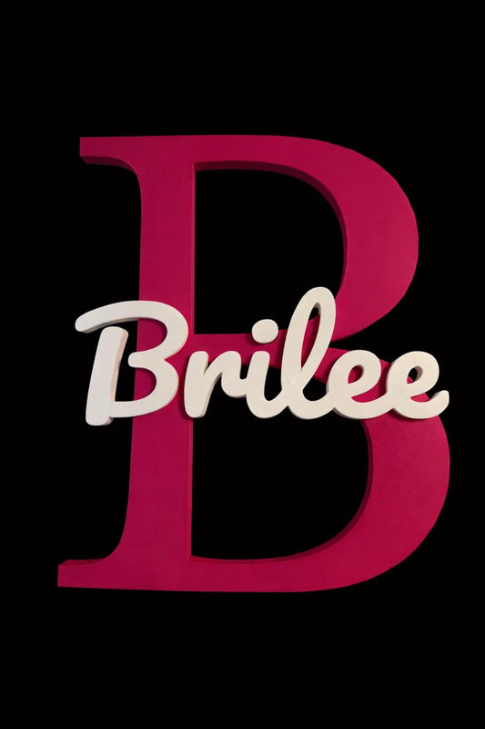 Personalized Initial Name Sign