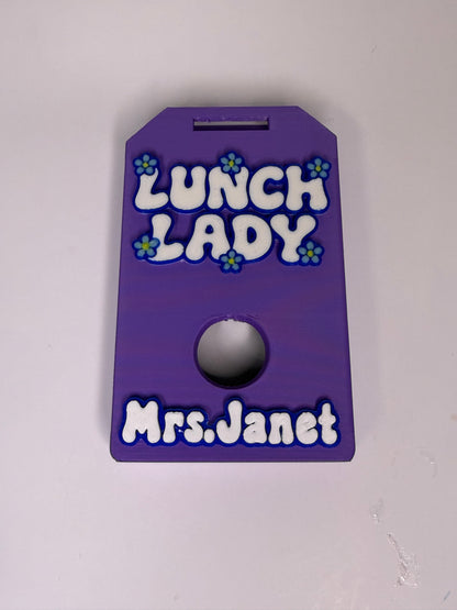Lunch Lady Centegix Badge Holder