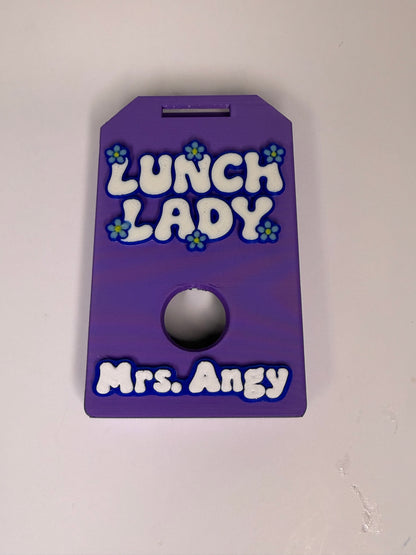 Lunch Lady Centegix Badge Holder