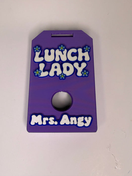 Lunch Lady Centegix Badge Holder