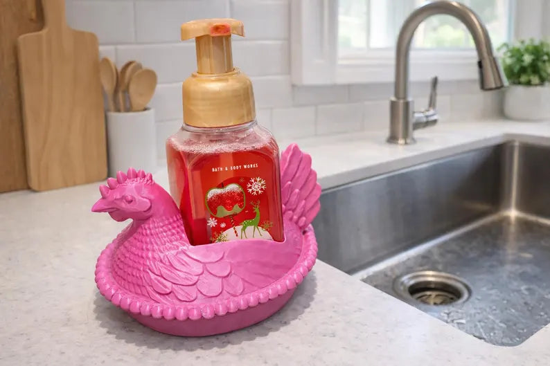 Farmhouse Hen Soap Holder